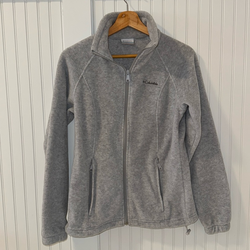 Women’s Columbia Grey Fleece Zip Up